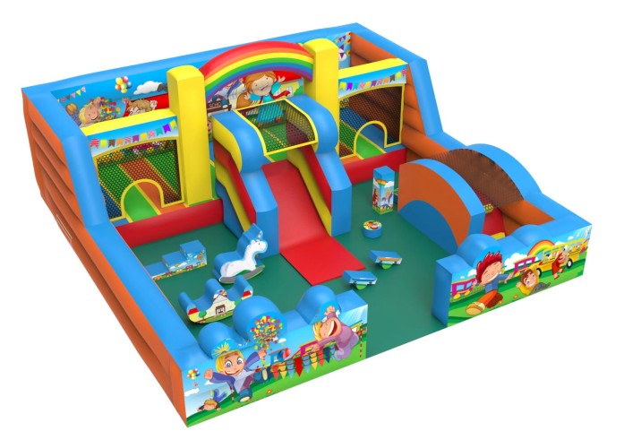 Kids Multiplay Funpark huren | Grote speelzone met glijbaan. Nieuw vanaf april!